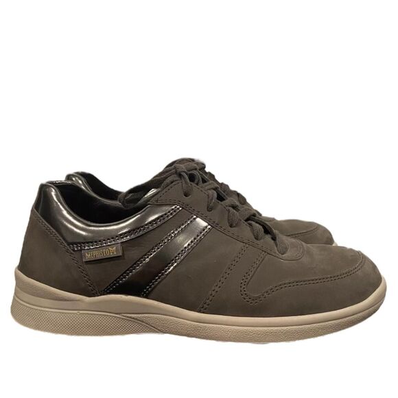 Mephisto Shoes Women’s Size 9.5 Rebeca Sneaker Grey Bucksoft Magic Suede - Picture 1 of 7